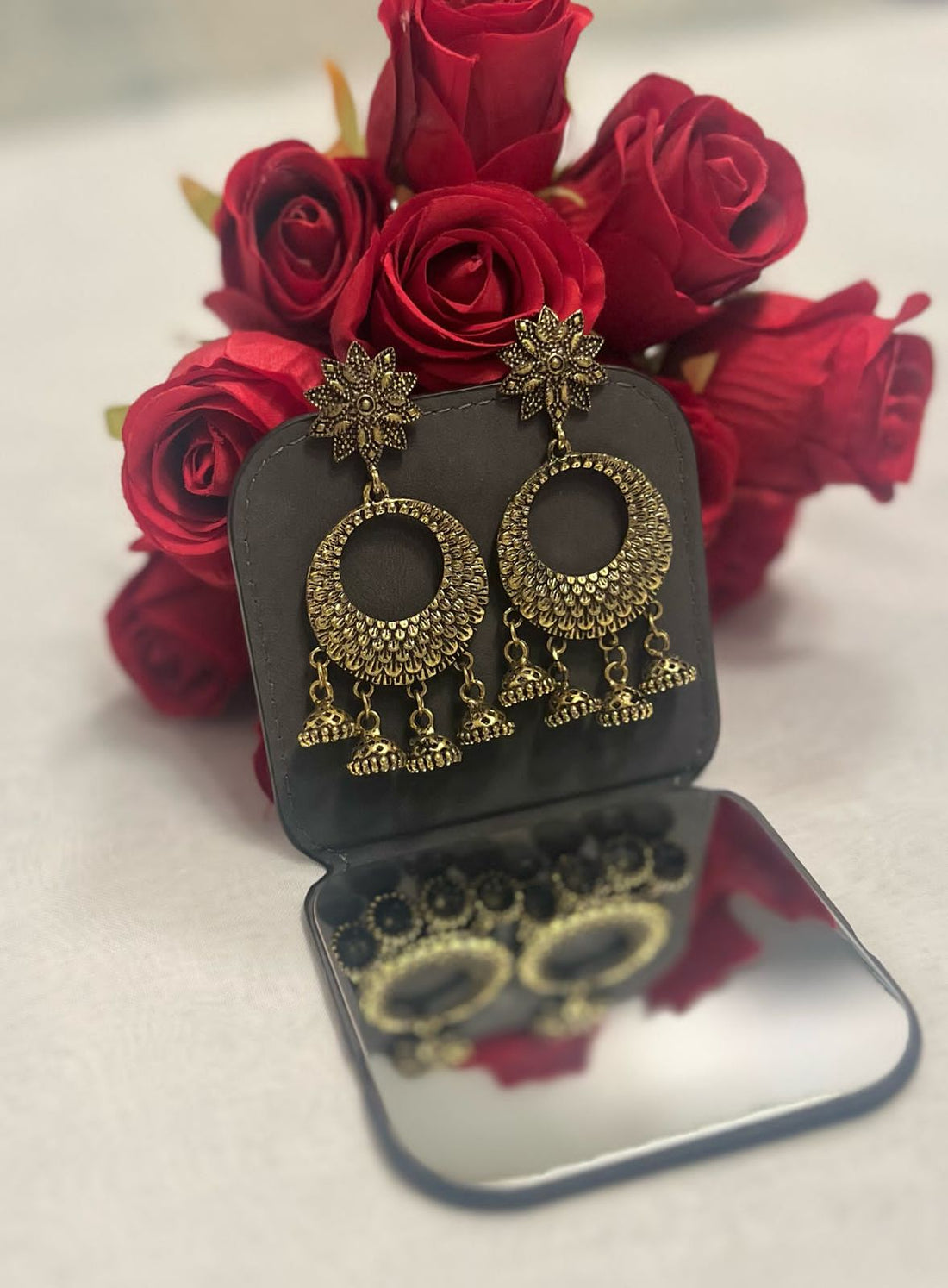 Jhumkas ear