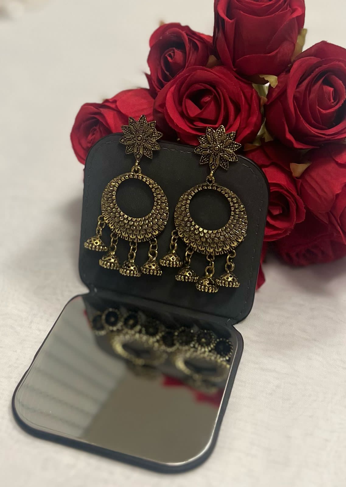 Jhumkas ear