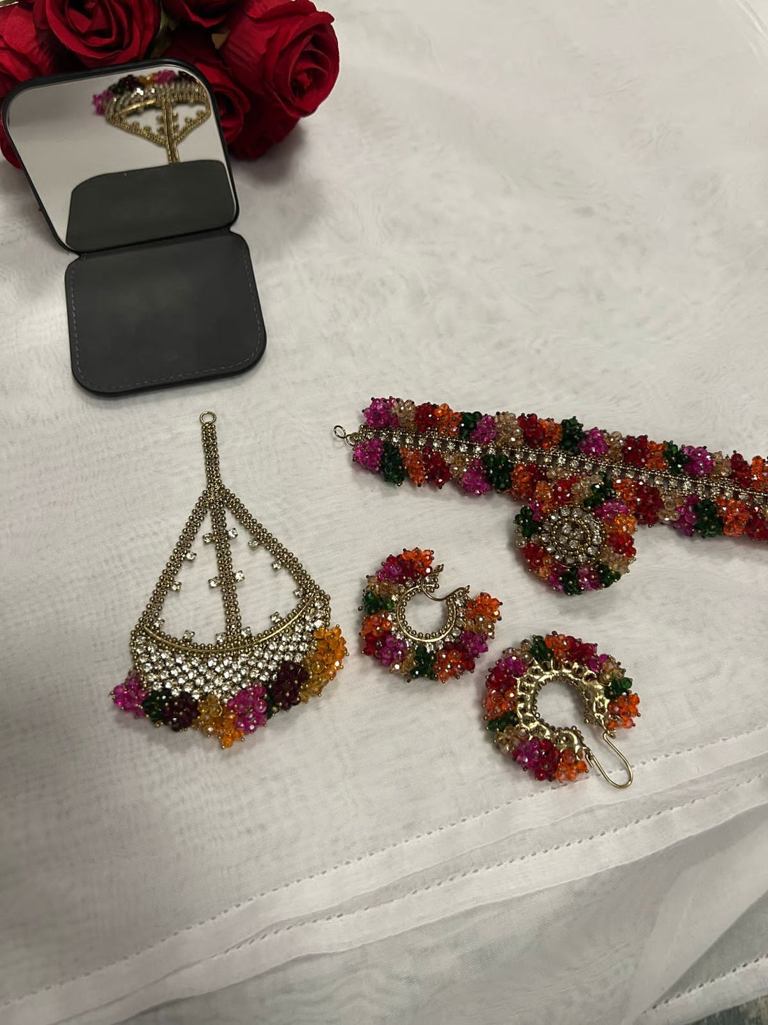 Multicolor Beaded Bloom full Set